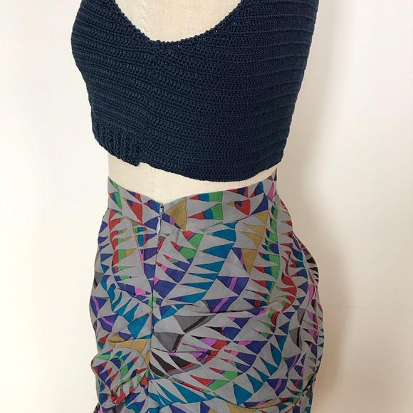 Mara Hoffman Silk Overlay Mini Skirt - Picture 2 of 5